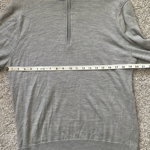 Under Armour Men’s Wool Blend Quarter Zip spillover - Size Medium - Picture 7 of 8